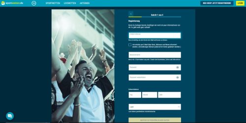 sportwetten registrieren