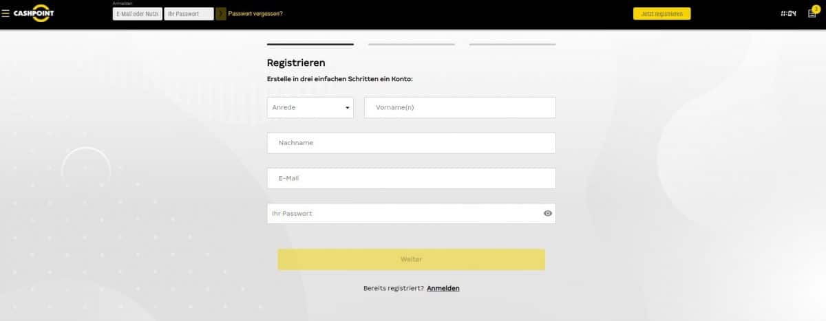 cashpoint-registrierung