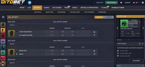 Ditobet Sportwetten