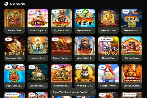 CashWin Alle Spiele