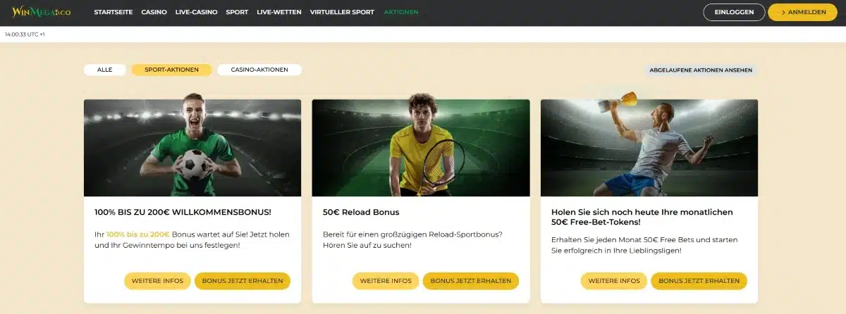 winmega aktionen