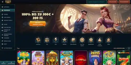 Monsterwin-Website